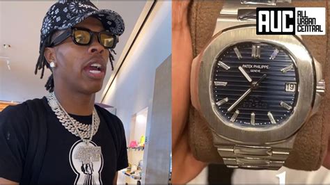 lil baby gets fake watch|lil baby patek watch.